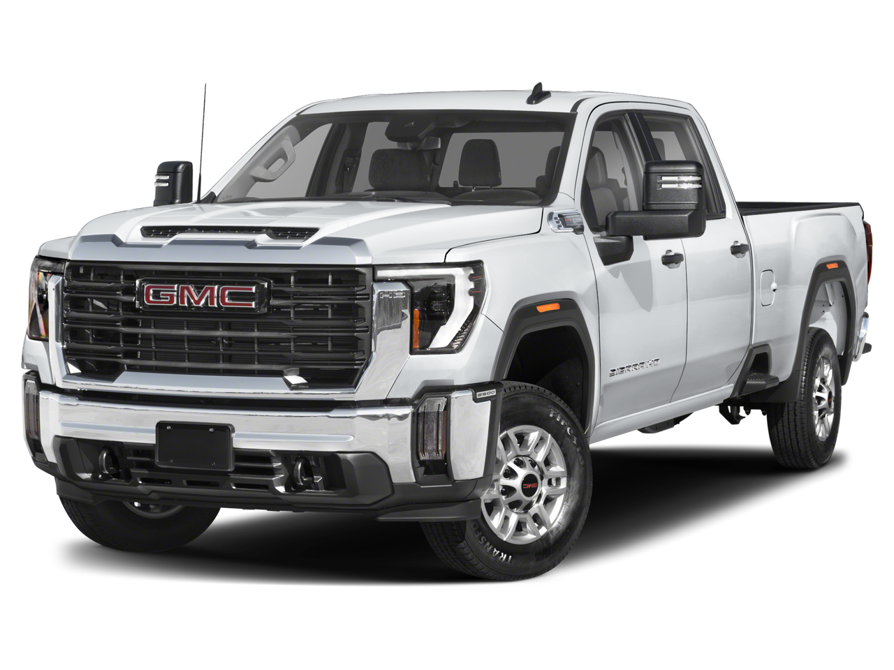 2024 GMC Sierra 2500 HD AT4X in Onyx Black — front three-quarter view